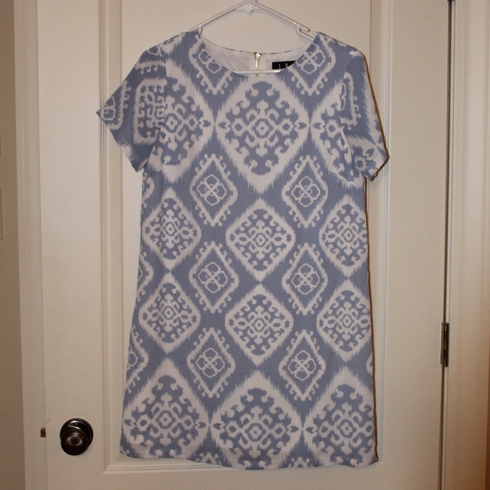 Lulu's Patterned Shift Dress